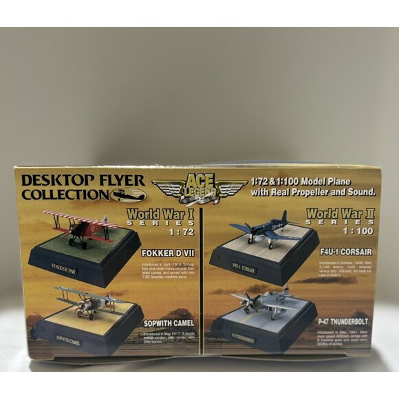 F4U-1 Ace legend - Desktop Flyer TAKARA model 1:100 , RARE Factory sealed - Picture 2 of 4